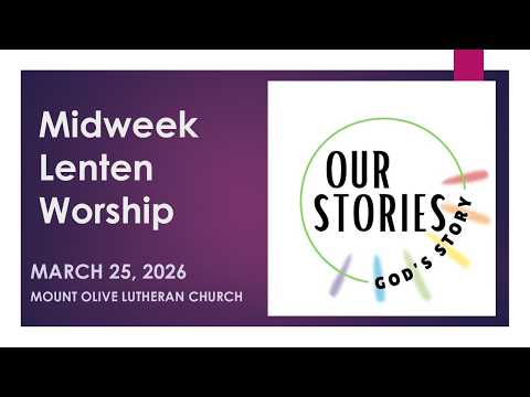 Video thumbnail: Mount Olive worship, Mar 25, 2026